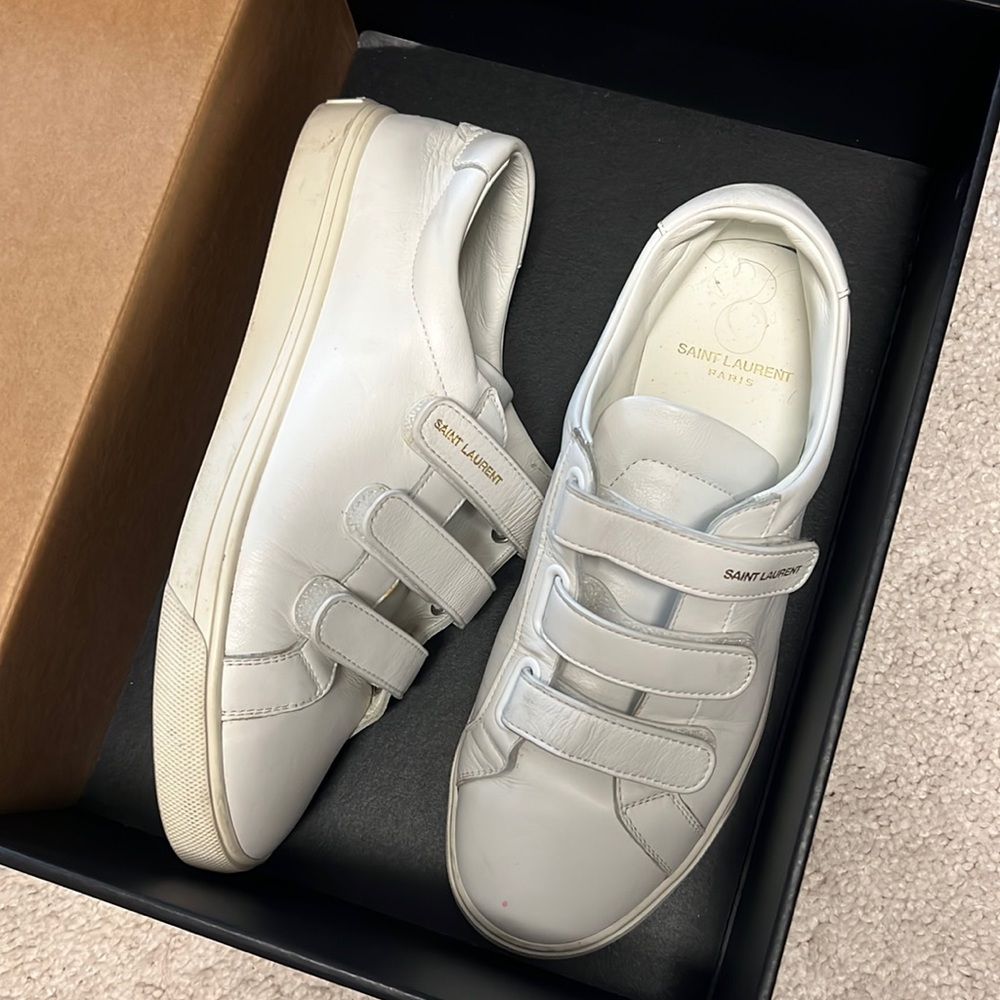 Saint Laurent white sneakers